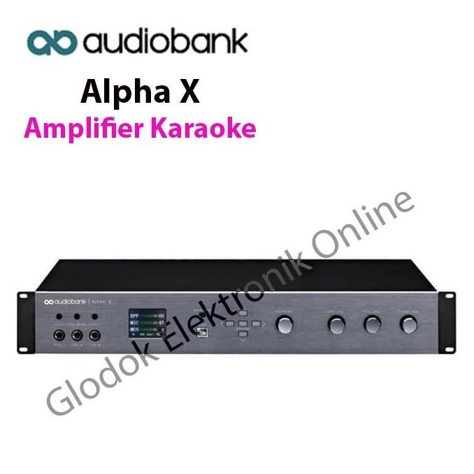 Audiobank Alpha X Amplifier Karaoke Alphax New Stok