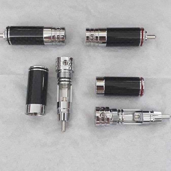 Jack Rca Rhodium Plated. Harga Utk 1 Pasang. New Stok