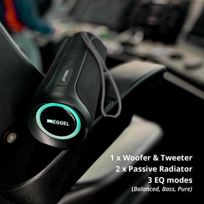 Eggel Terra 3 Plus Bluetooth Speaker Rgb Light Waterproof Terra Iii New Stok