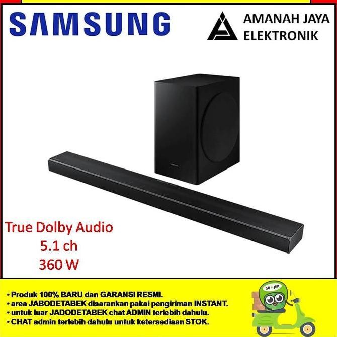 Samsung Soundbar 5.1Ch Hw-Q60T | Hwq60T | True Dolby Audio | 360 W New Stok