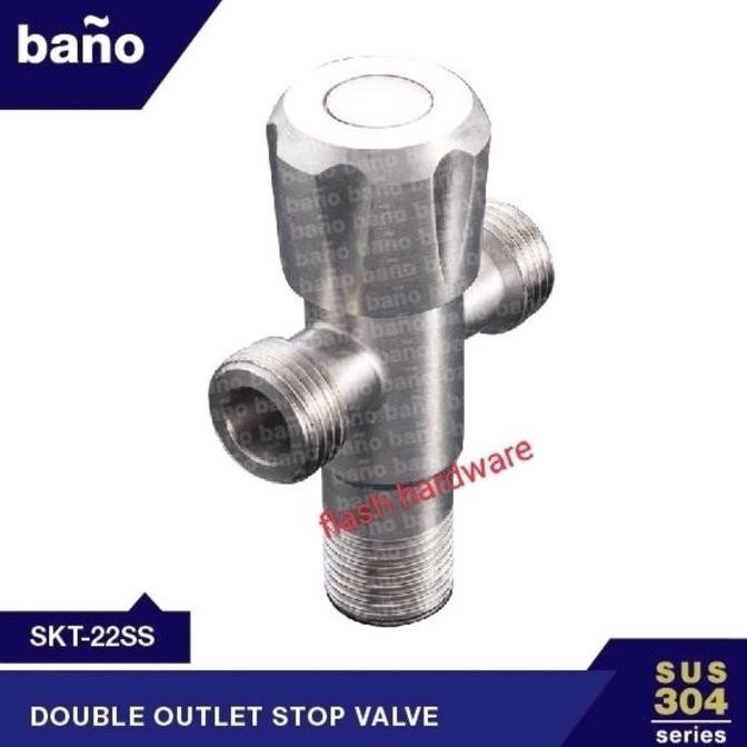 Termurah Stop Kran Shower Toilet Cebok Model T Tee Stenlis