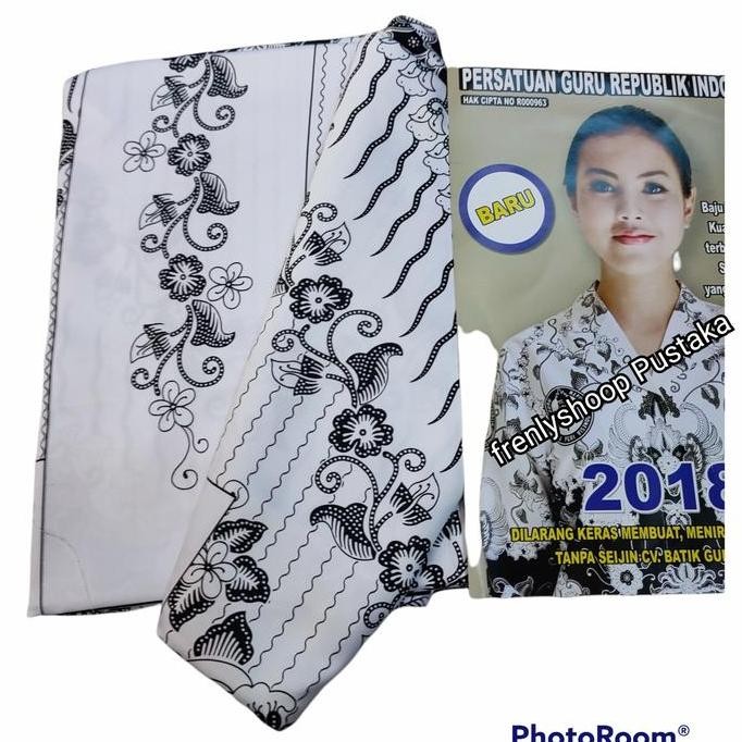 Tersedia Kain Batik PGRI semi sutra ori / Bahan Batik seragam PGRI semi sutra