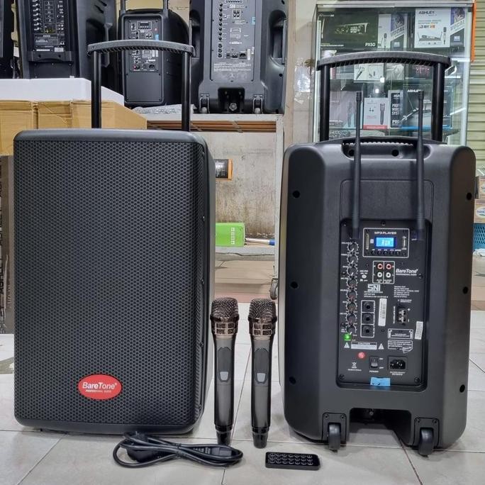 Speaker Portable 10 Inch Baretone Max10He Tws Bluetooth Usb Mp3 Ori New Stok