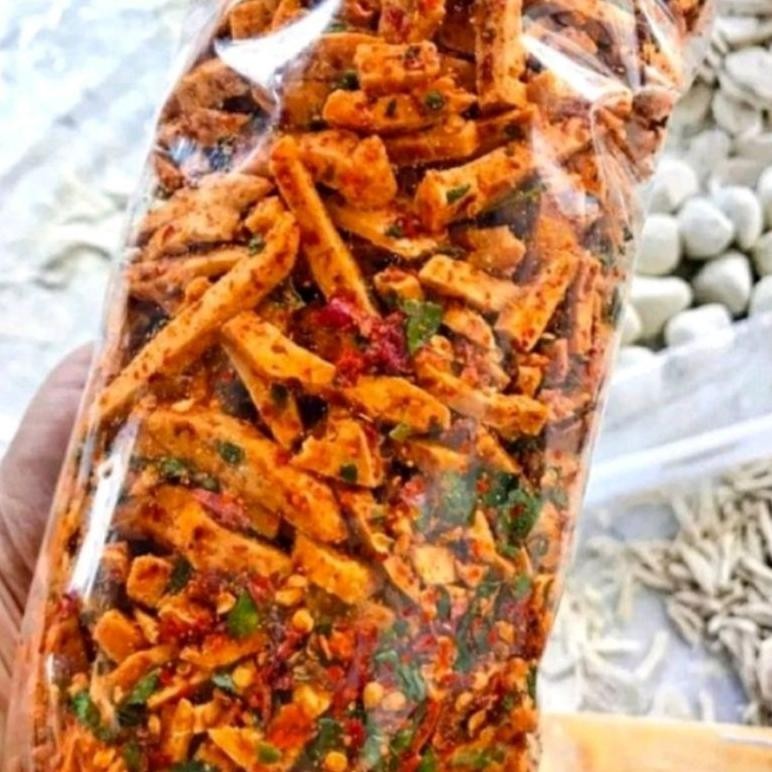 

PJ Basreng Viral 1kg Bumbu Melimpah Pedas Daun Jeruk