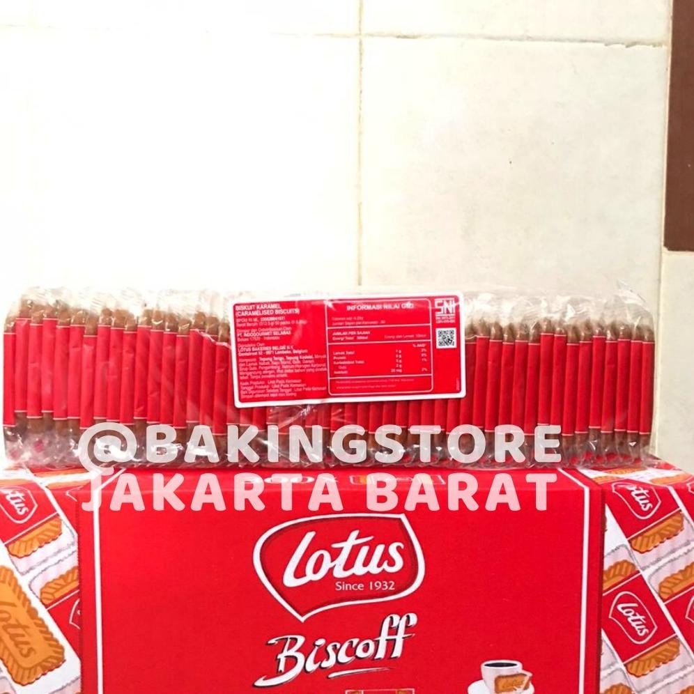 

PJ Biskuit Kopi Lotus Biscoff 50 Pcs Teman Kopi