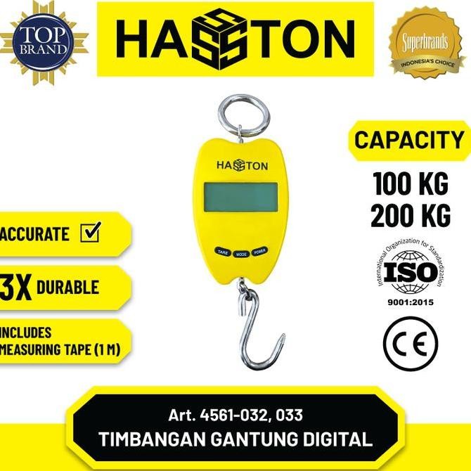 Hasston Timbangan Gantung Digital 100 Kg (4561-032)
