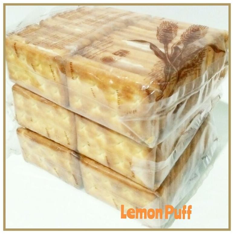 

PJ Biscuit Khong Guan Lemon Puff 3 Pack 540g Ekonomis