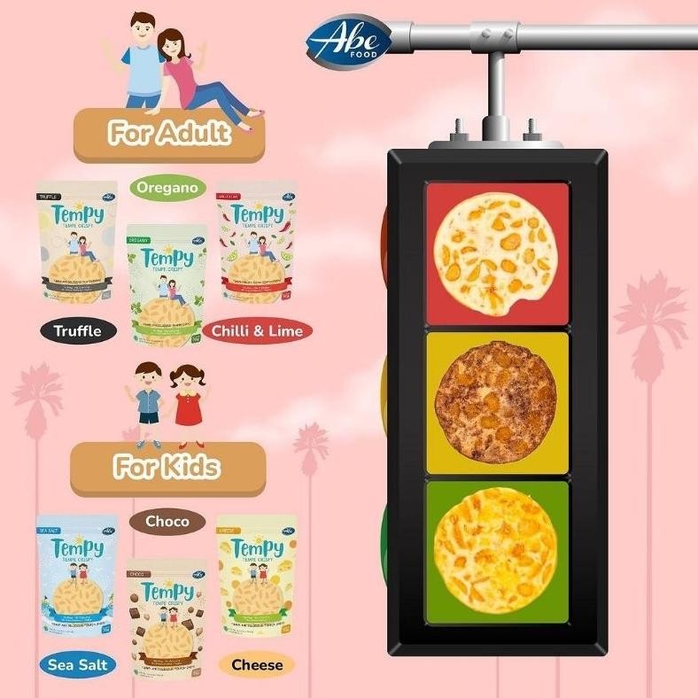 

PJ Abe Food Tempy (Tempe Crispy)/ Snack Anak Sehat/ Kripik Tempe