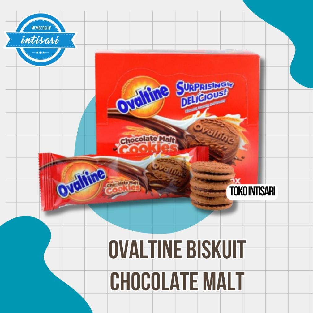 

PJ Ovaltine Biskuit Chocolate Malt Isi Selai Cokelat (Pack)