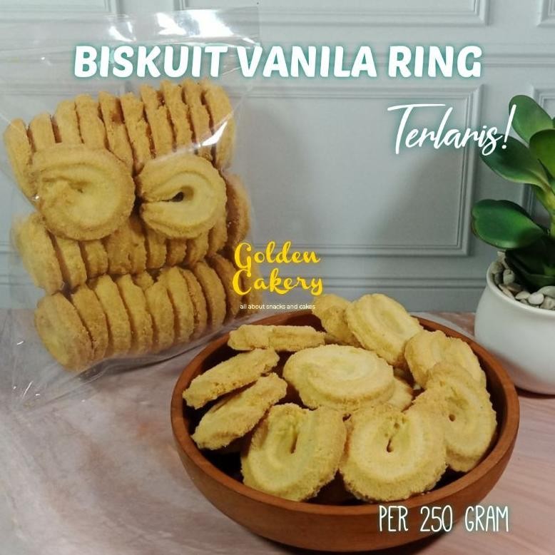 

PJ Biskuit Butter Cookies Vanilla Ring Rasa Lembut