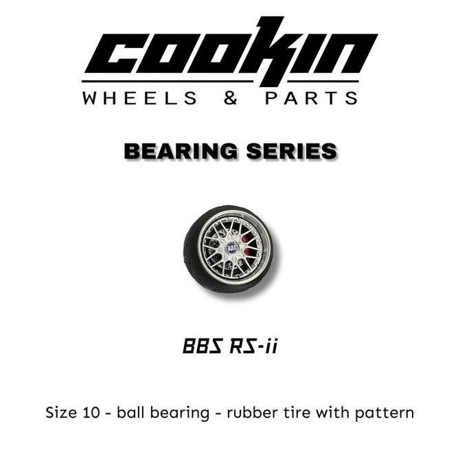 . COOKIN BEARING CX2 BBS RS-II 10mm HIGH DETAILING Diskbreak+Bearing ROLLING TERLAMA