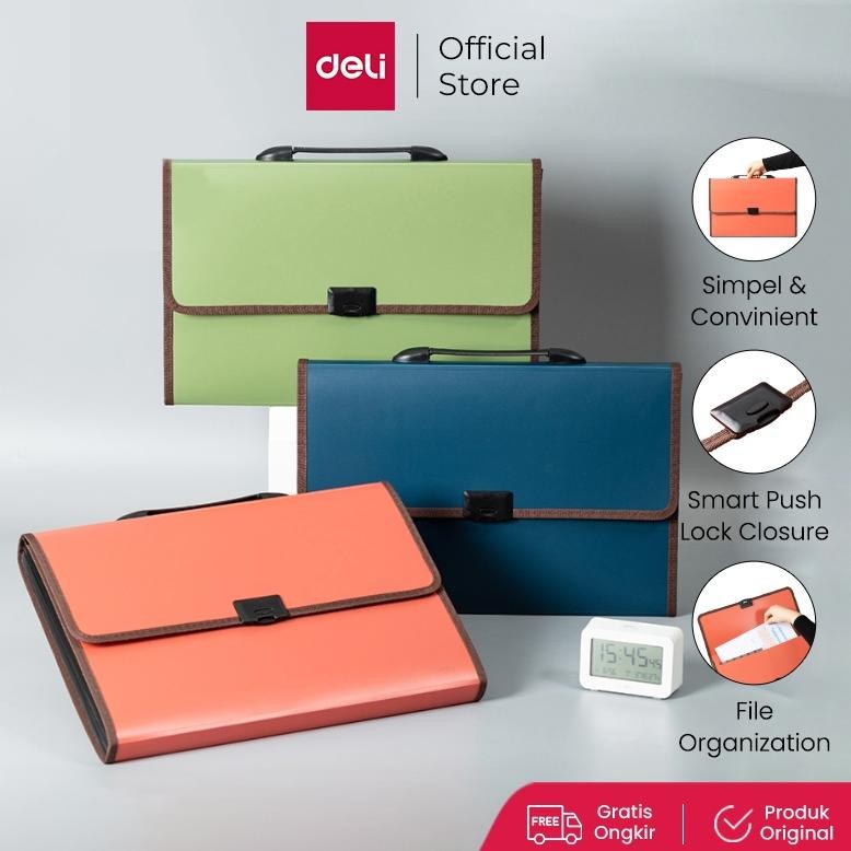 

Deli Expanding File FC 13P Anti Air Dengan Smart Push Lock Untuk Keamanan File EB40602