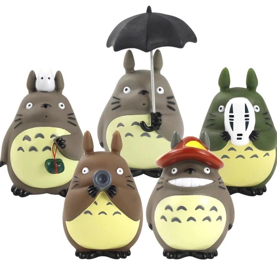 Figure TOTORO SPIRITED AWAY Studio Ghibli set 5