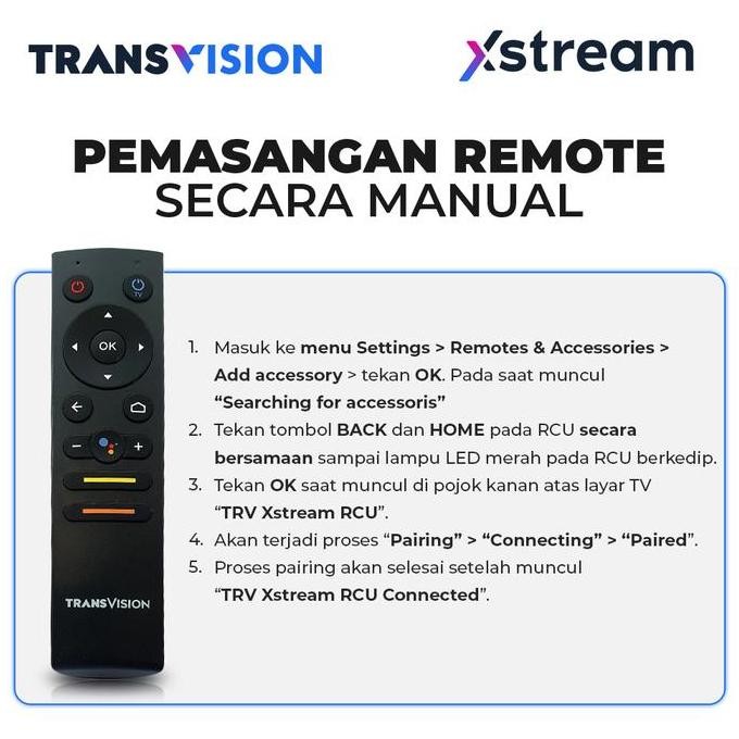 REMOTE TV BOX TRANSVISION FOR XSTREAM 2ND GEN