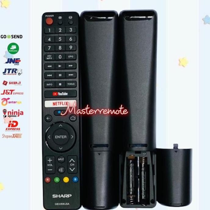 REMOT REMOTE TV SHARP SMART TV / SHARP ANDROID TV GB346WJSA ORIGINAL