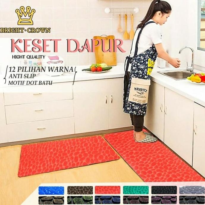 Keset dapur keset kitchen set keset anti slip kitchen mat