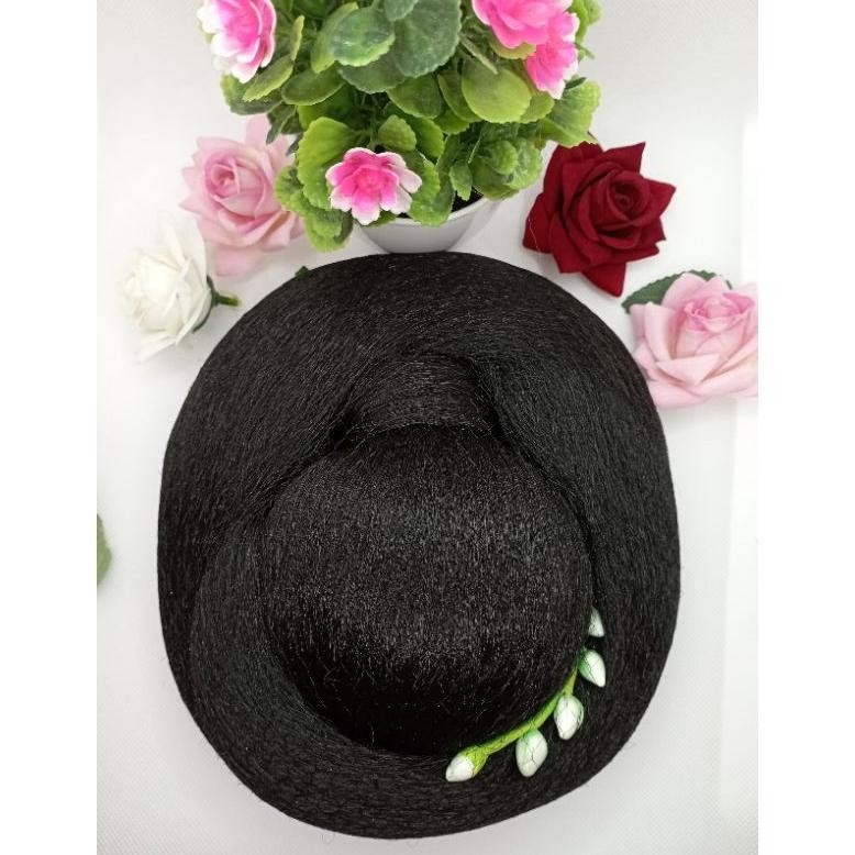 sanggul jawa/ sanggul tekuk moderen ukuran sedang AST