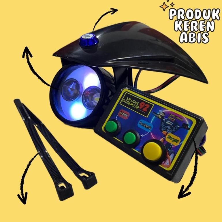 Lampu Sepeda Kelap Kelip LED / Visor Seped / Lampu Sepeda Depan Aksess Sepeda Anak