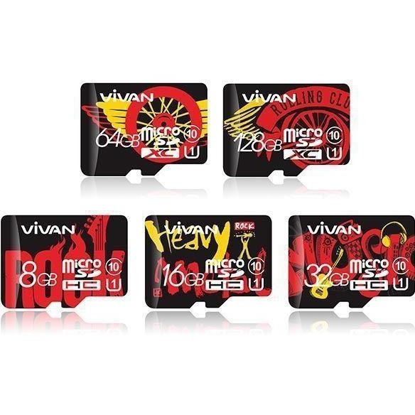 Vivan 16-32-64-128 Gb Micro Sd Memori 16Gb 32Gb 64Gb 128Gb Class 10 New Stok