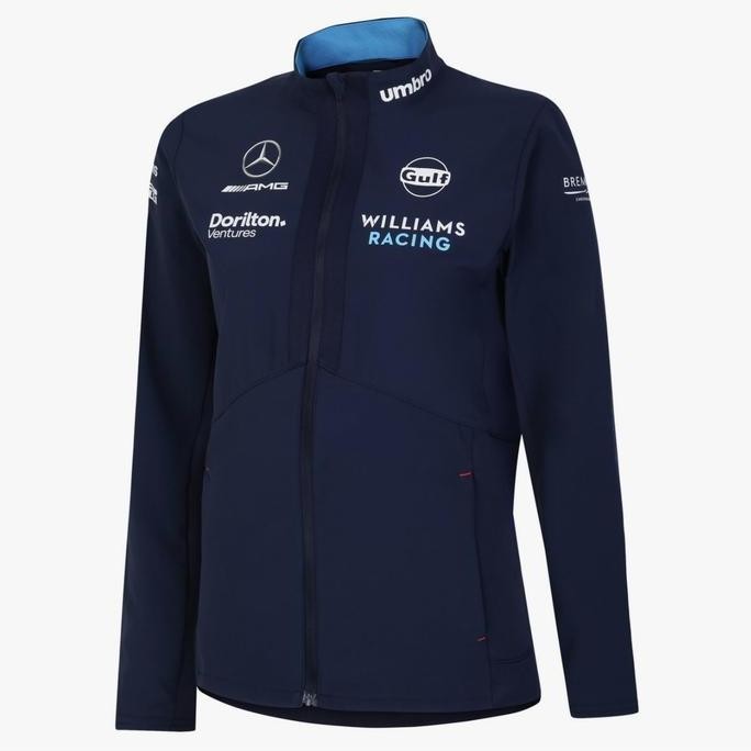 Williams Racing F1 2023 Womens Presentation Jacket. Jaket Wanita Formula 1