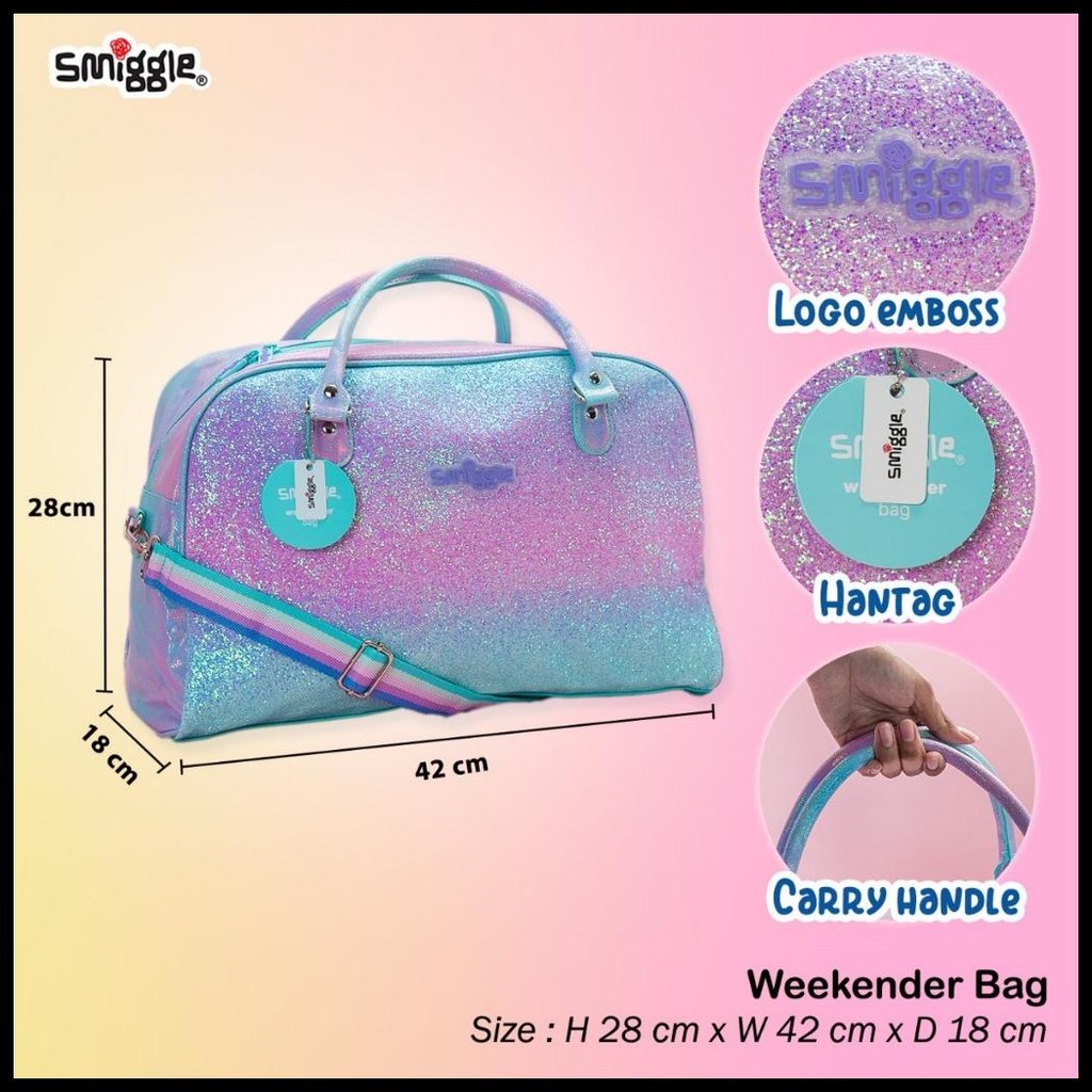 SMIGGLE TRAVELBAG EPIC ADVENTURES WEEKENDER BAG