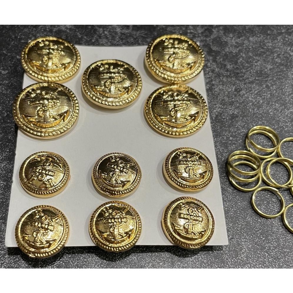 Kancing PDU Pelayaran | Kancing PDU TNI AL - Kancing Baju PDU 4 TNI AL Pelayaran AST