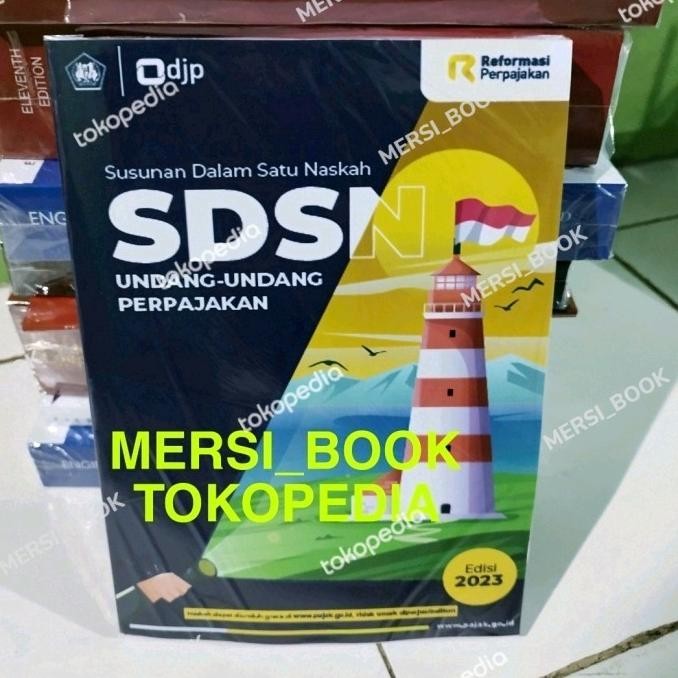 B Buku Sdsn Undang-Undang Perpajakan Edisi 2023-Softcover, Hitam Putih