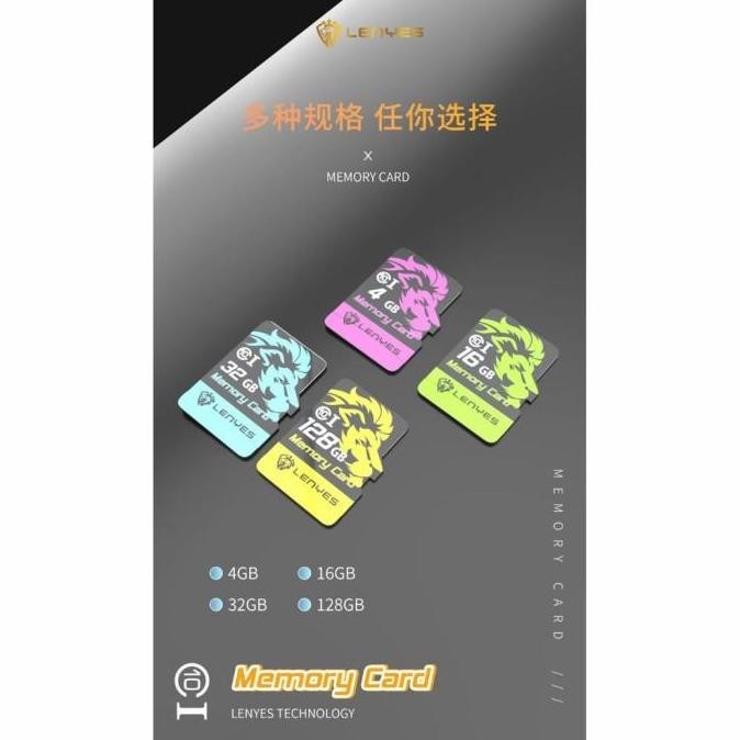 Memory Card Lenyes 128Gb Class 10 Micro Sd Kartu Memori 128 Gb Mmc New Stok
