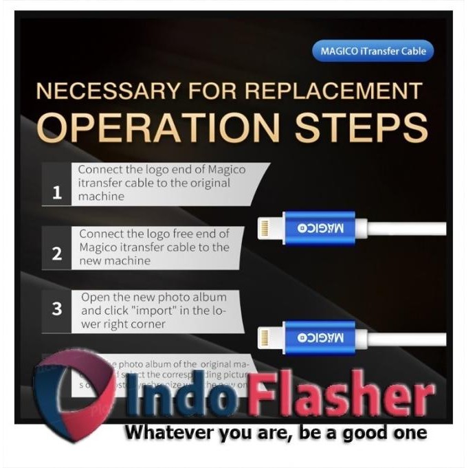 (Expert) Magico iTransfer Cable Kabel Pindah Data iPhone Tanpa PC