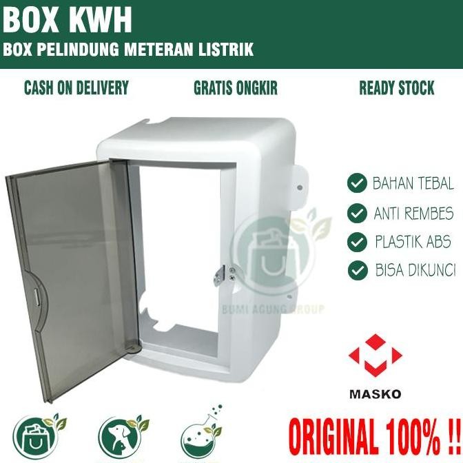 BOX KWH PELINDUNG PENGAMAN METERAN LISTRIK TOKEN PULSA MASKO TEBAL