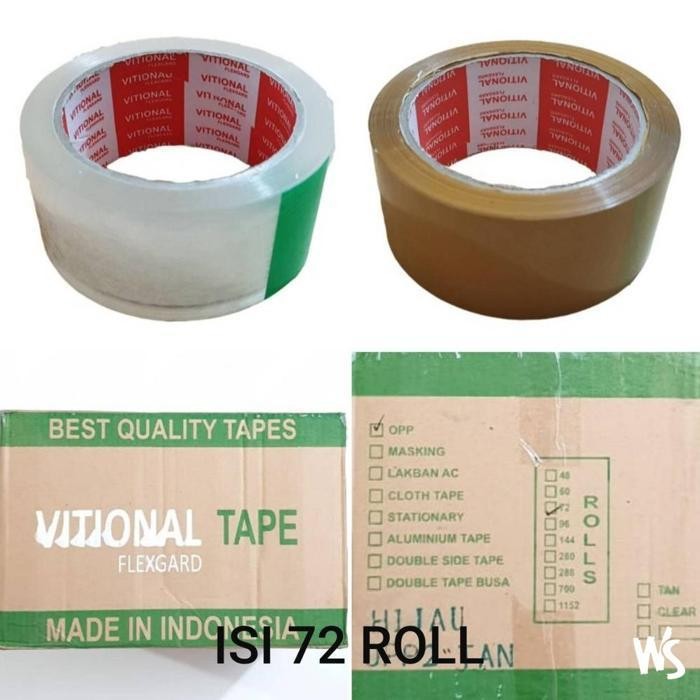 

Promo Vf Hj Lakban 45Mm X 70Y 72 Roll (1 Dos) / Isolasi / Solasi