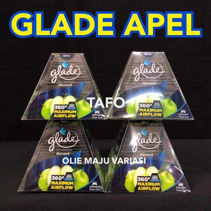 ready  PARFUM DASHBOARD PEWANGI MOBIL GLADE DIAMOND MEWAH PIRAMID