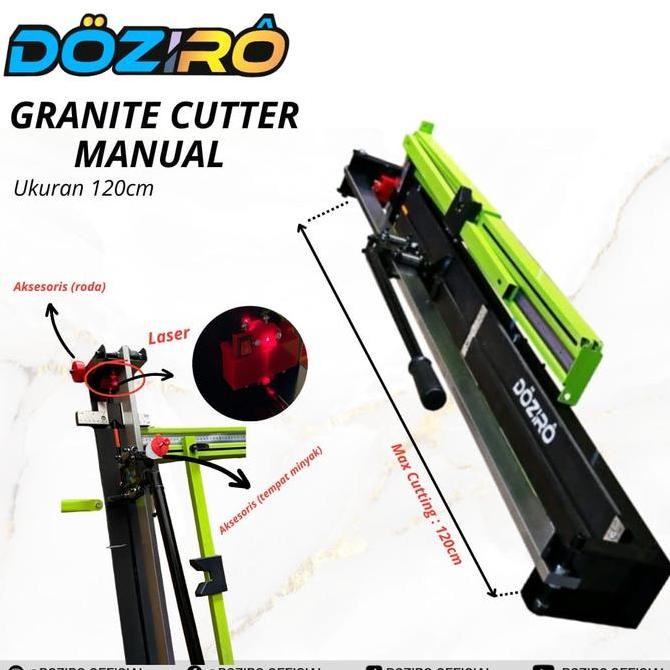 Granite Cutter 120cm Doziro Alat Potong Keramik Granit Manual murah