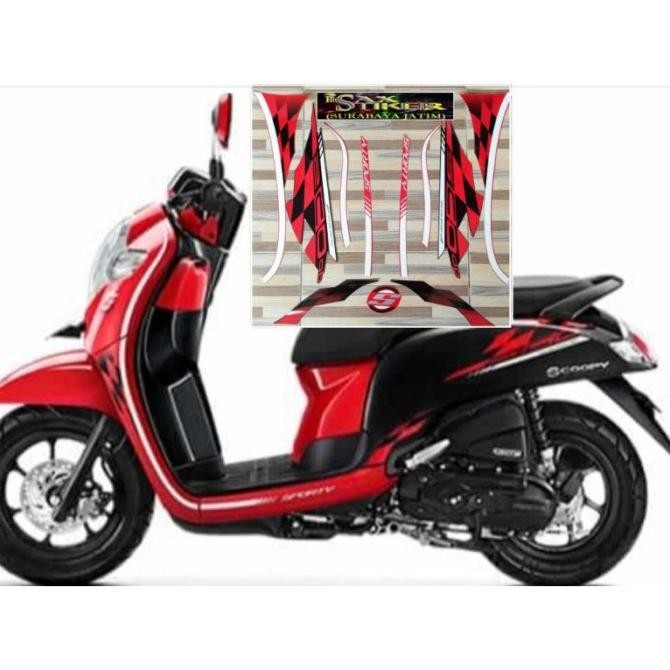 Promo striping original Honda scoopy sporty tahun 2017 2018 COD