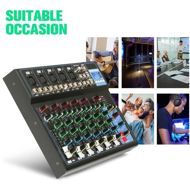 AUDIO MIXER PROFESIONAL 4-CHANNEL/7-CHANNEL MG07BT/MGO4BT MIXER