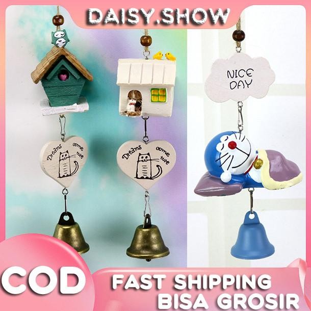 Amertaclassico - Lonceng Angin Totoro Kartun Lucu Lonceng Angin Lucu Karakter Kartun Doraemon Hiasan