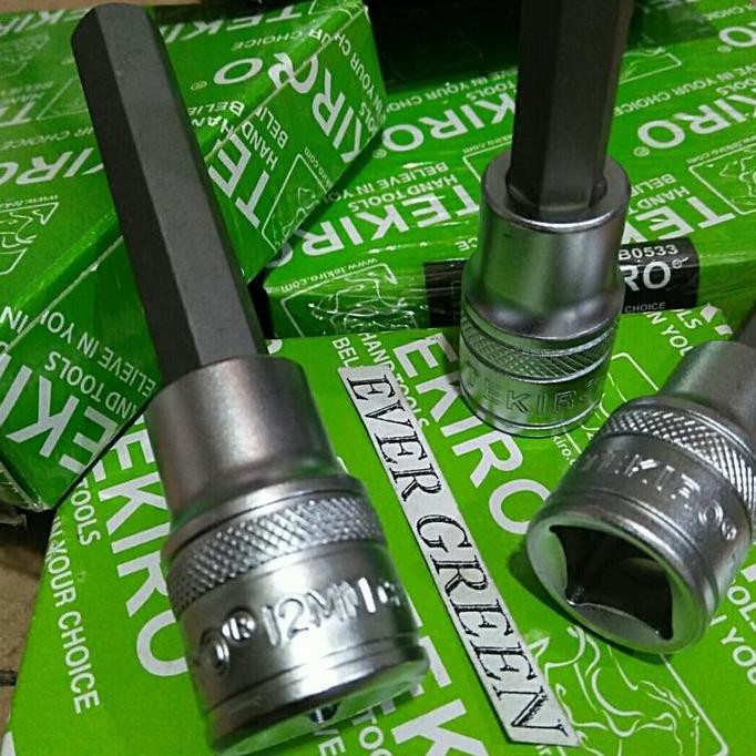 KUNCI Shock L biasa 12 mm TEKIRO Kunci Sok L 12 Mata Sok L 12 Baut cvt murah