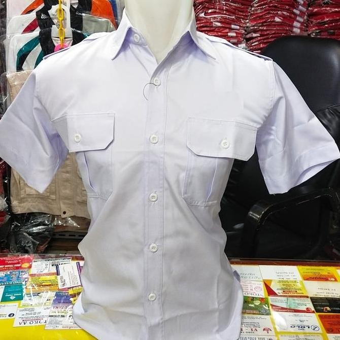 Tersedia Kemeja PDH Dinas Seragam PDH Dinas Putih Lengan Pendek Pria