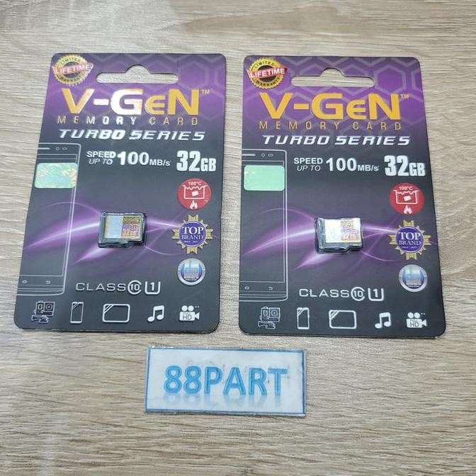 Memory Card V-Gen Turbo 32Gb Ori New Stok