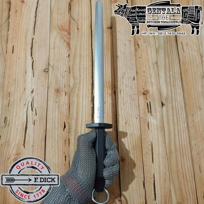 (Expert) Asahan F. Dick Eurocut Sharpening Steel Fine Cut Oval 30cm