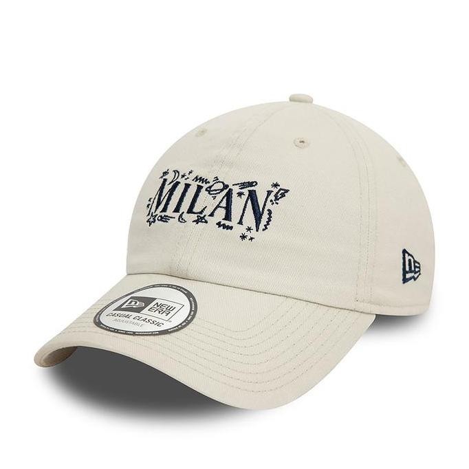 AC Milan Scribble Stone 9TWENTY Adjustable Cap New Era. Topi Unisex