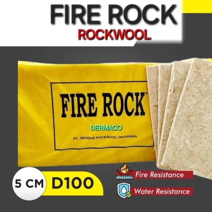 ready ROCKWOOL D100 KG 5CM / BUSA PEREDAM SUARA ROCKWOOL / PEREDAM SUARA
