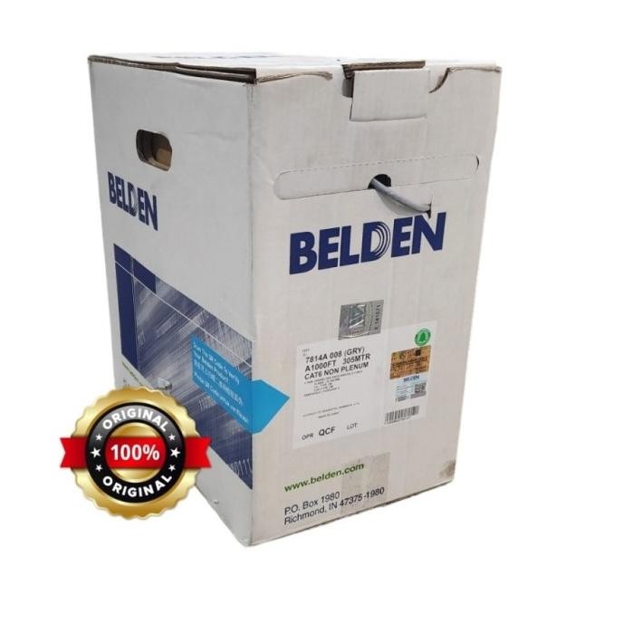 BEBAS ONGKIR - Belden Cable / Kabel UTP Cat 6e Original