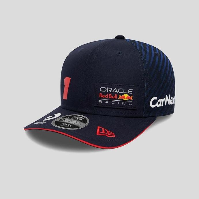 Red Bull Racing F1 2023 Youth Max MV Verstappen Cap. Topi Anak Unisex
