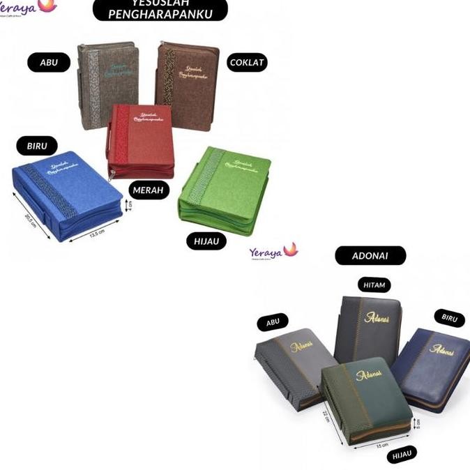 

new Sampul Alkitab + Sampul Kidung Jemaat Sedang Sarung Cover Tas Buku