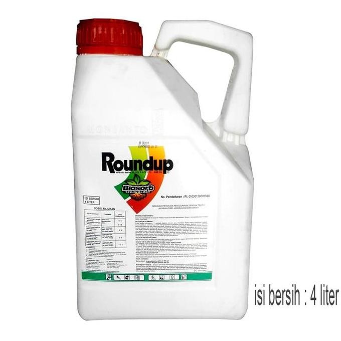 fresh Roundup 486 SL Obat Pembasmi Rumput Liar (Herbisida) kemasan 4 liter murah