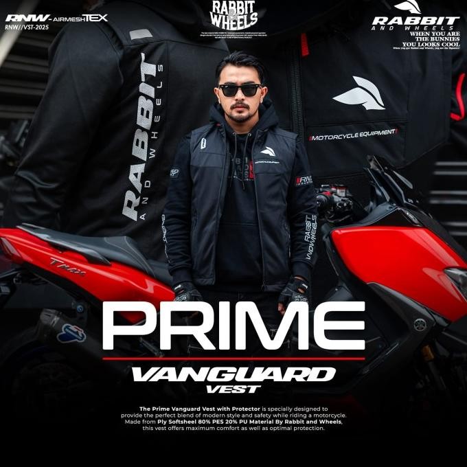 TERMURAH - PRIME Vanguard Vest RABBIT AND WHEELS