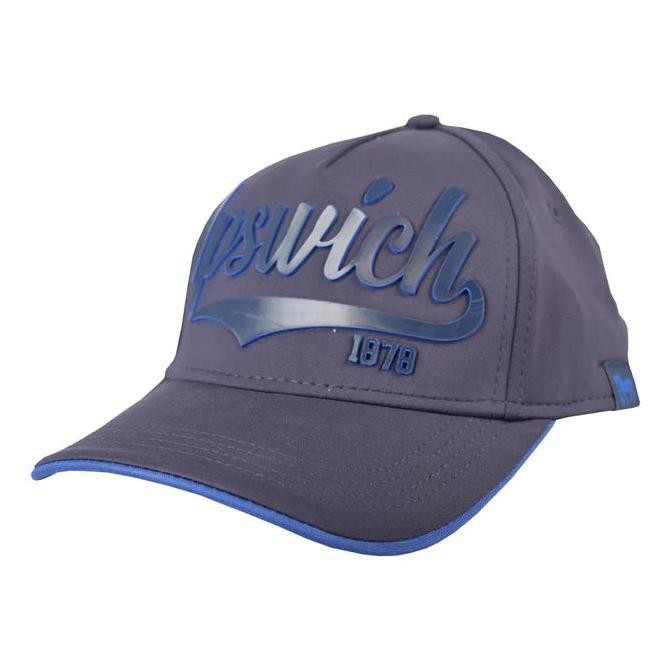 IPSWICH TOWN FC Adult Navy Script Cap. Topi Unisex