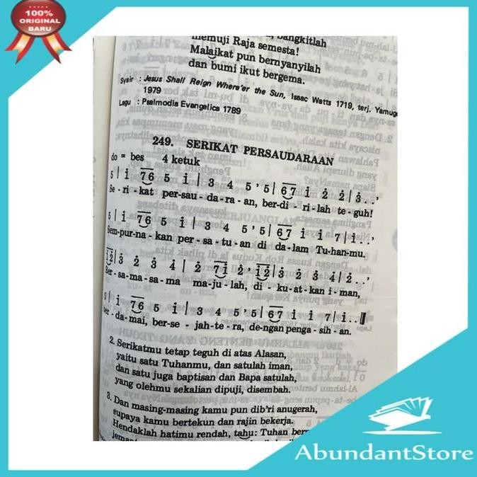 

new Alkitab dan Kidung Jemaat BESAR Lansia Manula Sampul Kulit Imitasi Resleting - TB2 064 SL KJ