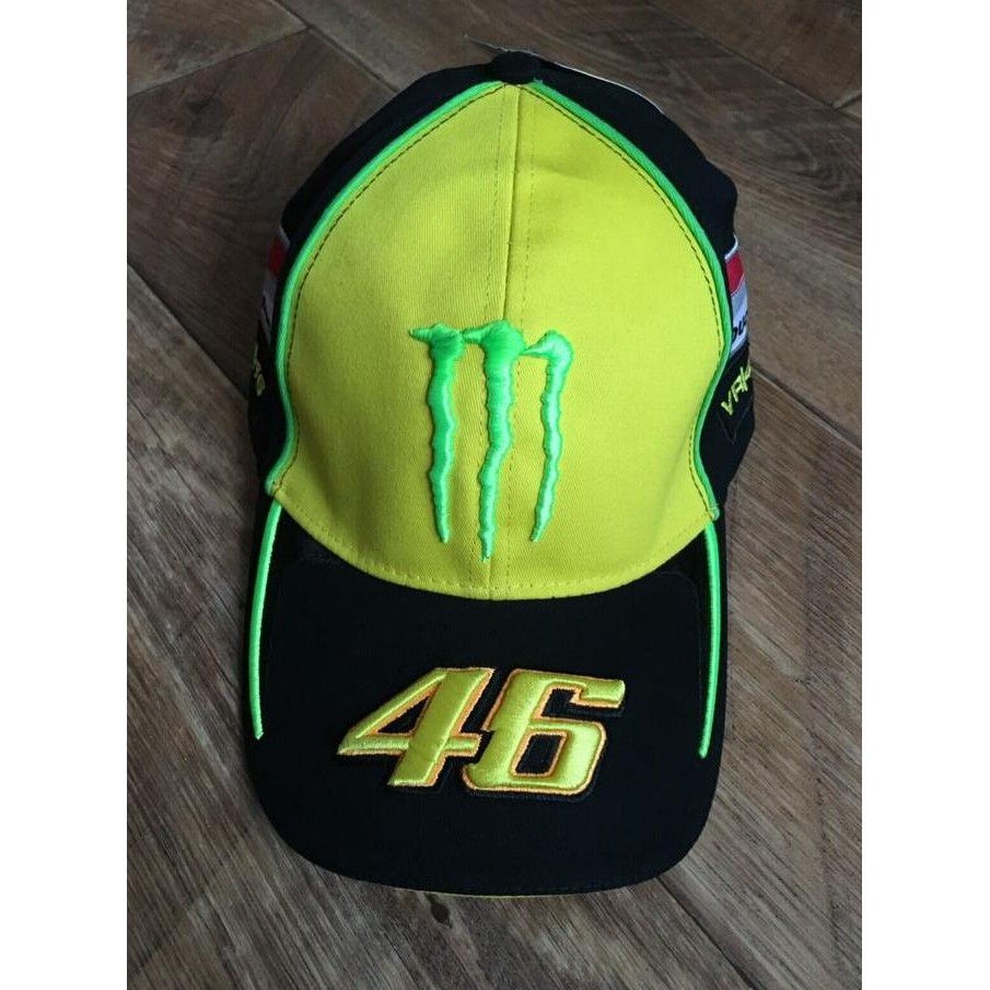 VR46 Valentino 46 Rossi's Sponsor Cap Monster Ducati Topi Langka
